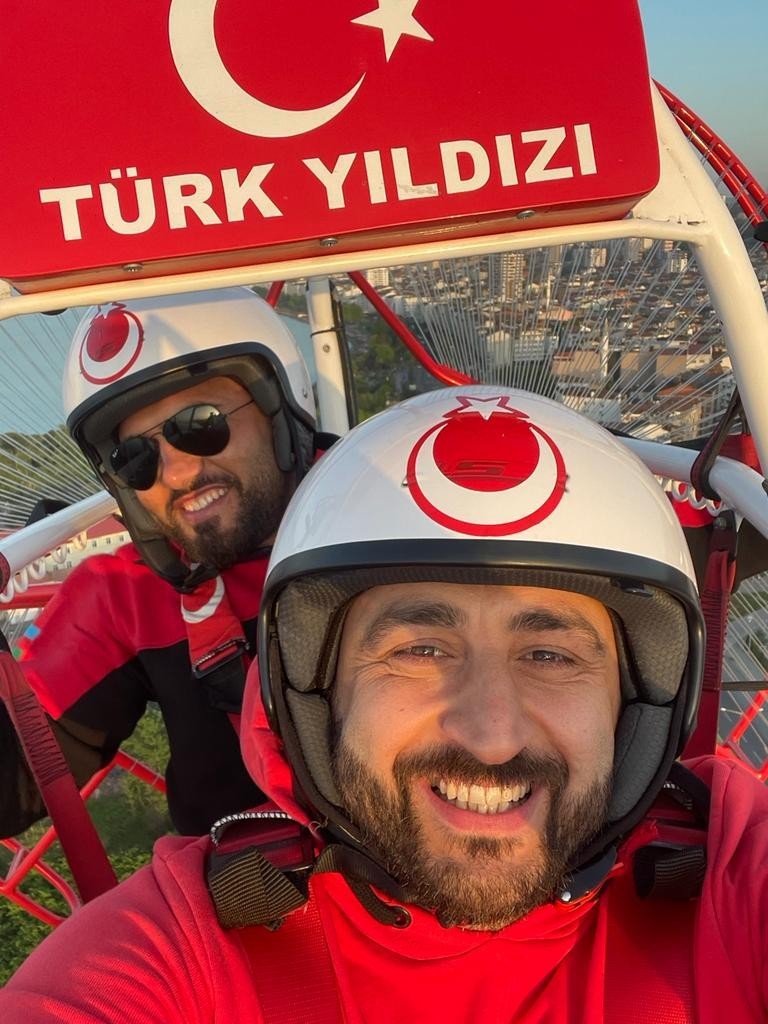 Fatsa'da paramotor sporu ilgi odağı oldu
