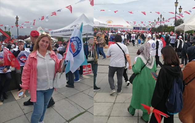 Samsun'da 1 Mayıs'a renkli kutlama