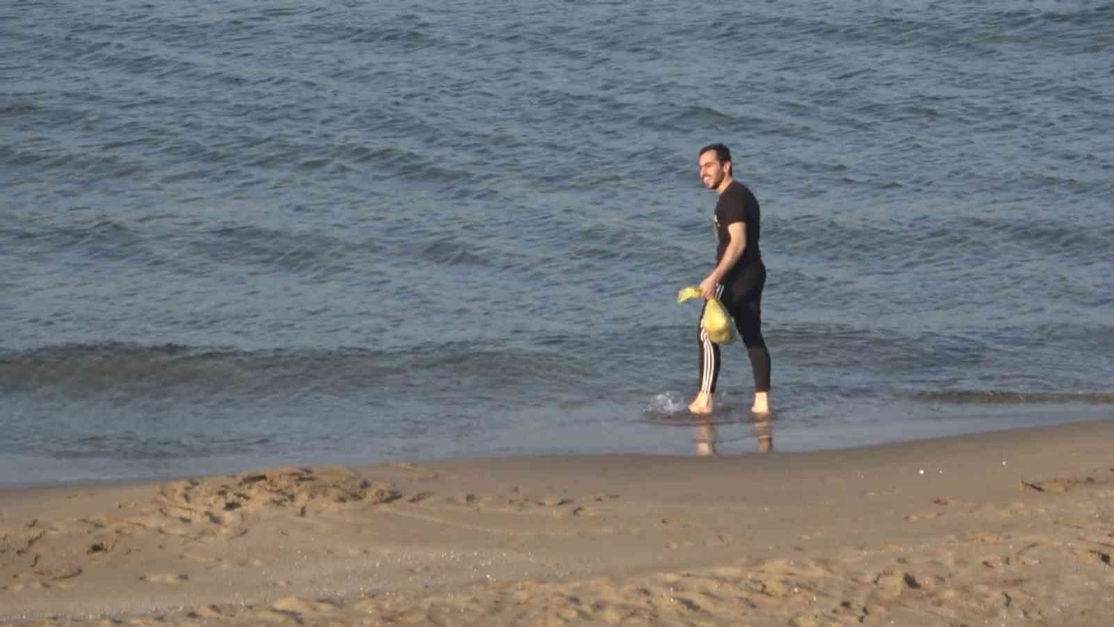 Türkiye'nin en kuzeyi Sinop'ta Kasım ayında deniz keyfi
