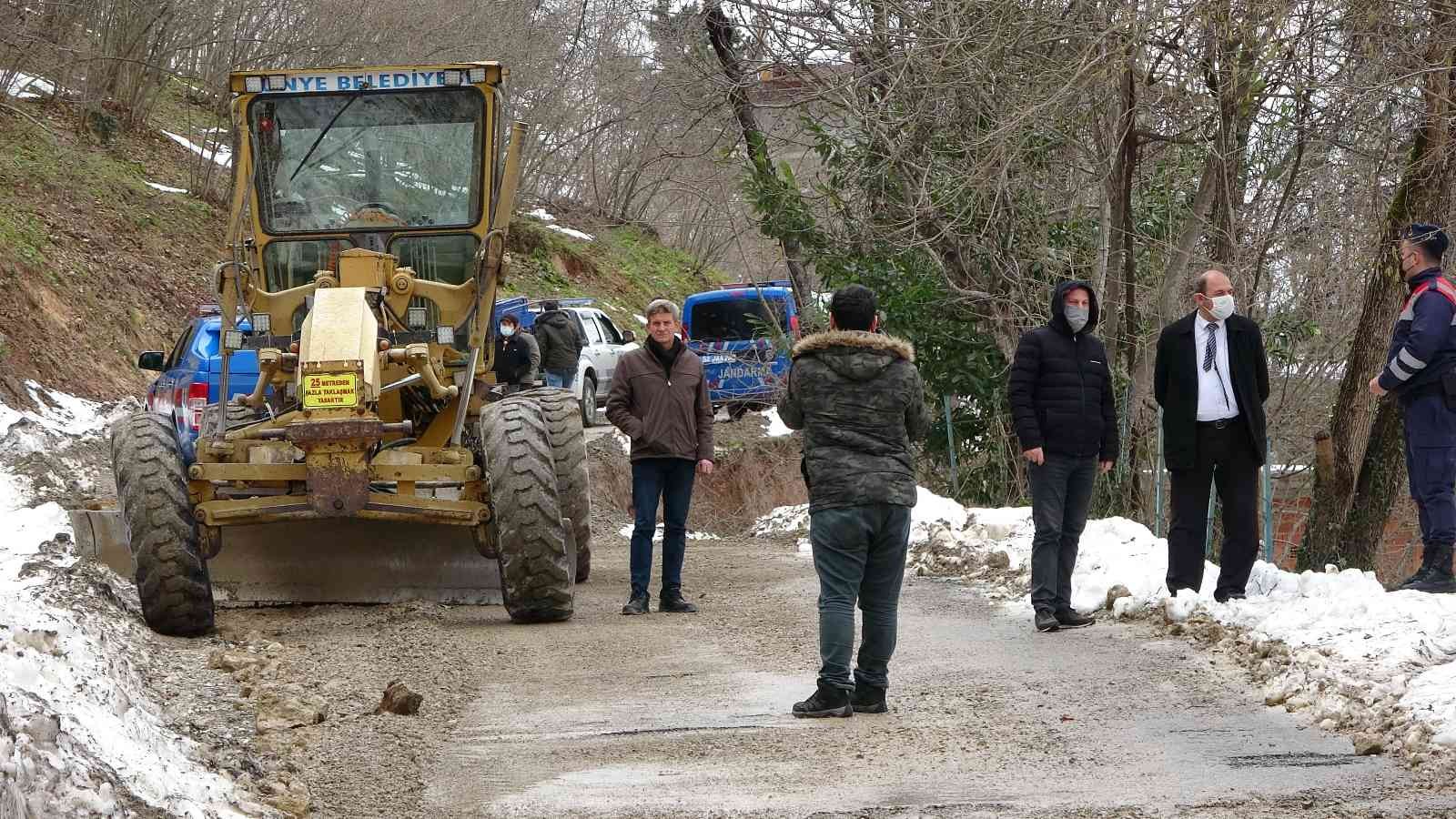 Ordu'daki heyelanlı alan, 'afet bölgesi' ilan edilecek
