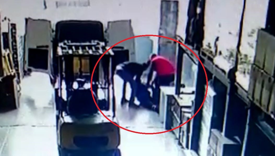 Ölüm anı güvenlik kamerasında
