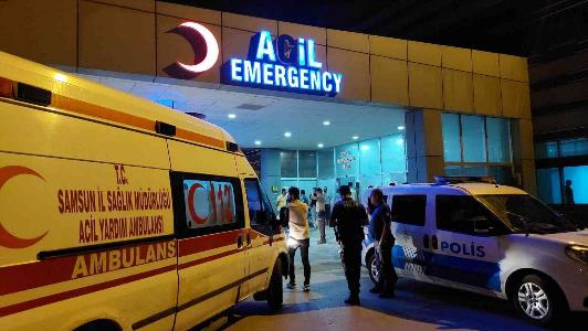 Samsun'da silahlı saldırı: 2 yaralı
